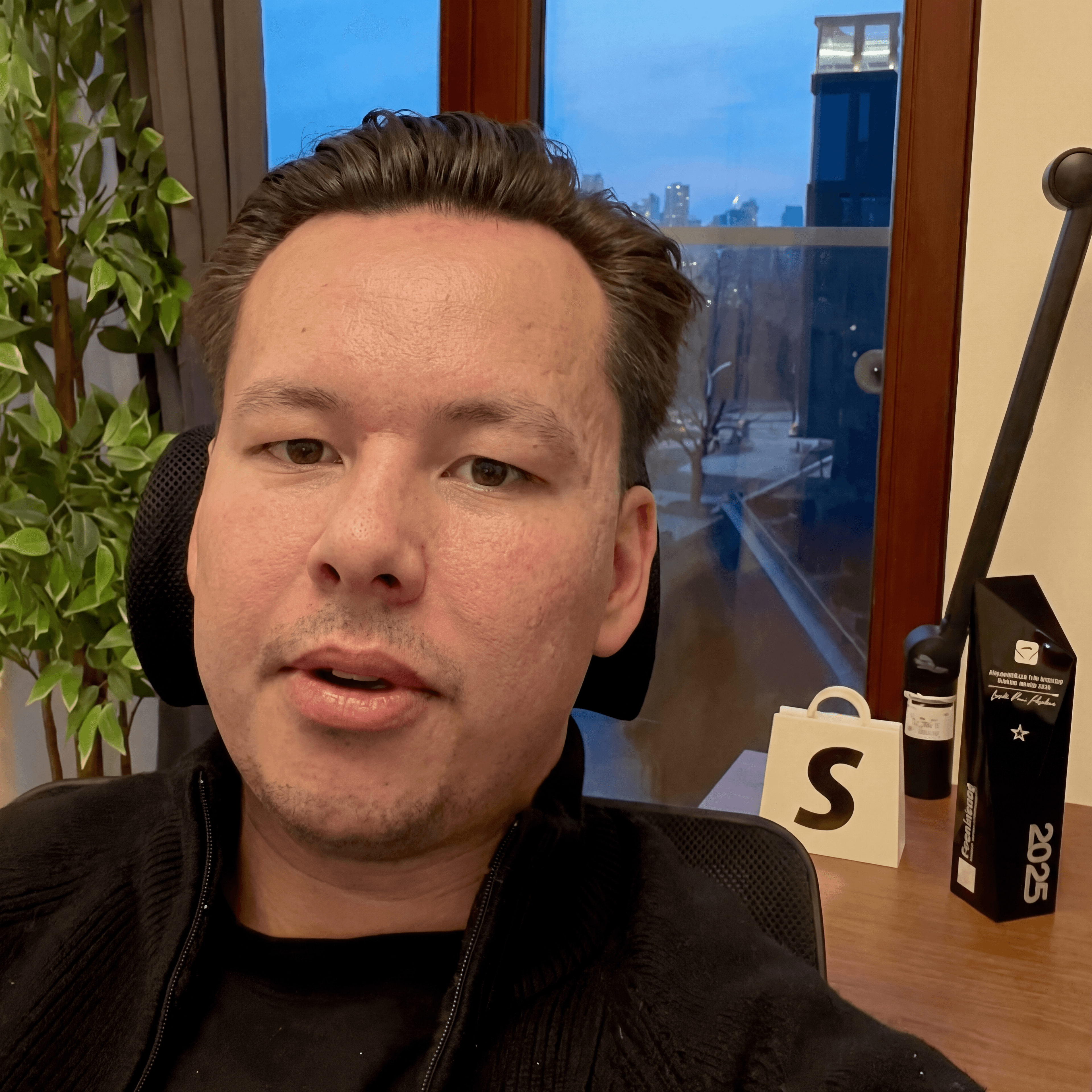 Testimonial video thumbnail